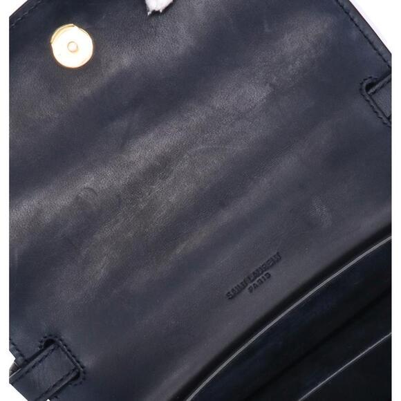 Saint Laurent Kaia crossbody bag navy blue leather - Picture 10 of 10